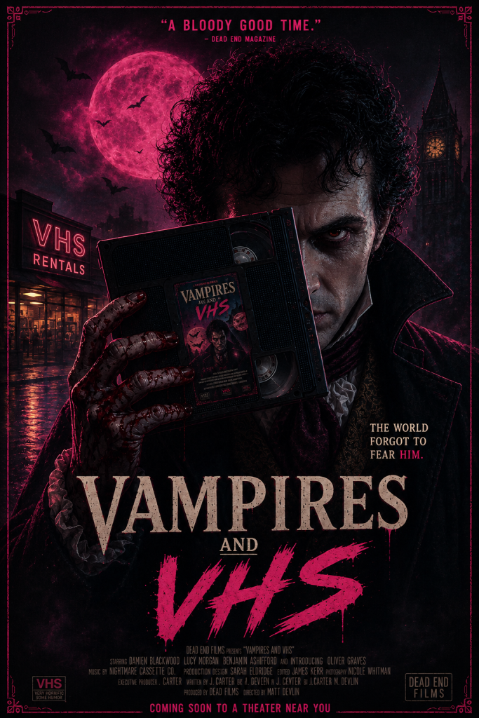 Poster art for VHS VAMPIRE.