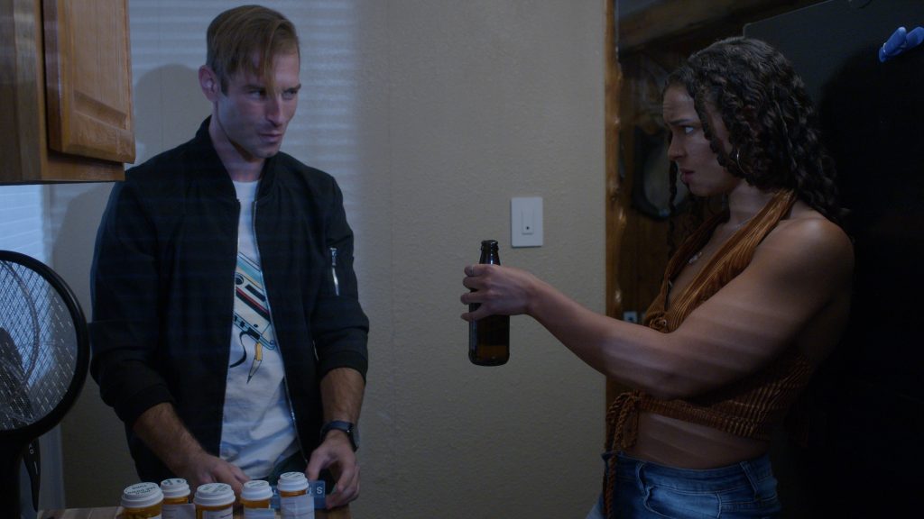 Film still from The Yellow Balloon.